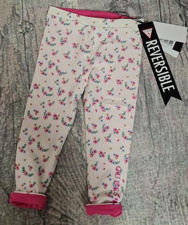 LEGGINGS GUESS K2RB01K6YW1-PN85 REVERSIBILE FIORI/FUCSIA BABY