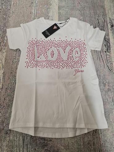 T-SHIRT MC GUESS J2RI16K6YW1-G011 BIANCO JUNIOR