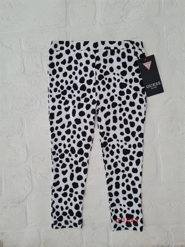 LEGGINS GUESS K2RB02KAZMO-P8AS BABY MACULATO BIANCO E NERO