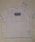 T-SHIRT MC GUESS L2GI07K8HM0-G011 JUNIOR BIANCO LOGO BLU