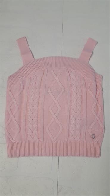 TOP GUESS J2GR01Z2Y41-G6K9 JUNIOR TRECCE FILO ROSA