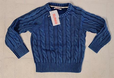 MAGLIA SUN 68 K32317 JUNIOR TRECCE BLUETTE