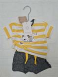 COMPLETO MAYORAL 1653BIS NEONATO 2 PEZZI TSHIRT RIGHE CANE