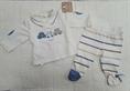 TUTINA MAYORAL 1594 NEONATO SPEZZATO BIANCO E RIGHE