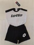 TUTA LOTTO LGSS092 BIANCO/NERO BABY/JUNIOR