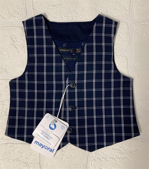 GILET MAYORAL 1353 BLU LINO QUADRI NEO