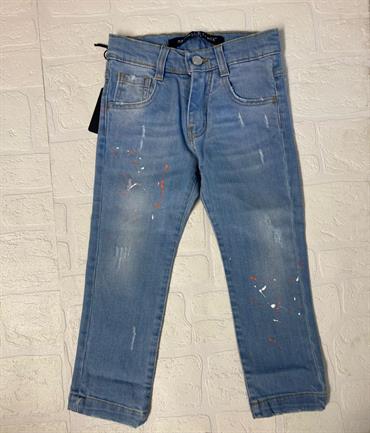 JEANS M&F MF1318B BABY CHIARO SCHIZZI