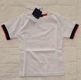 T-SHIRT MC M&F MF7209B BIANCO BANDA BLU MANICA BABY