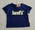T SHIRT LEVI'S 6EE540-U29 NEONATO BLU SCRITTA BIANCA LIME