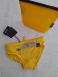 COSTUME FAAK FJ22-4003GL SLIP GIALLO + POSCHETTE BABY/JUNIOR