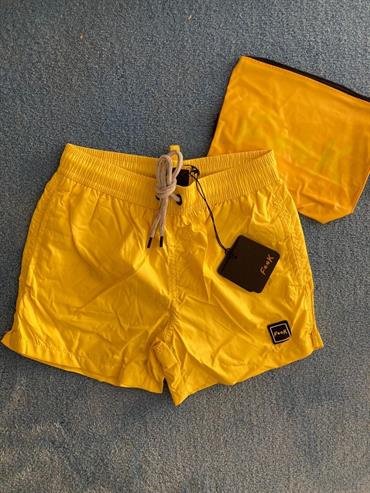 COSTUME BOXER+POCHETTE FAAK FJ22-4001GL GIALLO BABY/JUNIOR