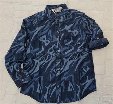 CAMICIA GUESS L2YH03WEQY0-PZ15 JUNIOR FANTASIA BLU