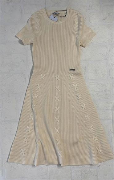 VESTITO GUESS J2YK04Z17X3-G1CX JUNIOR BEIGE MAGLIA