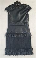 ABITO GUESS J2BK25WE8D0-JBLK JUNIOR NERO ECOPELLE