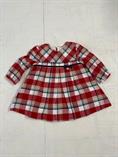 VESTITO 2809 QUADRI ROSSO NEO