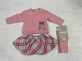 COMPLETO CON CALZA 2817 ROSA QUADRO NEO
