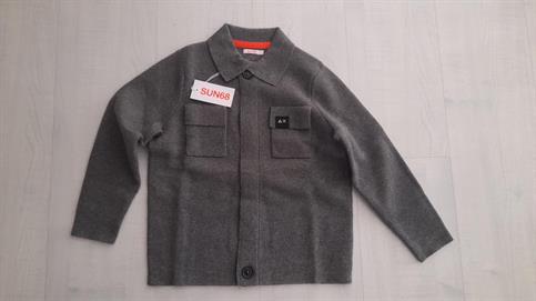 CARDIGAN SUN 68 K42354 JUNIOR GRIGIO TASCHE