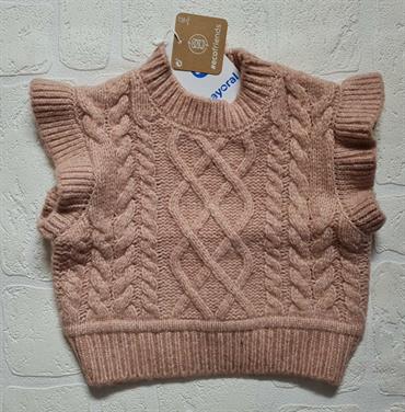 MAGLIA MAYORAL 4313 BABY GILET ROSA