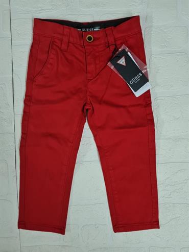 PANTALONE GUESS N1BB03WDD52-G585 BABY ROSSO