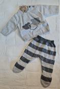COMPLETO MAYORAL 2507 NEONATO FILO GRIGIO ORSETTI