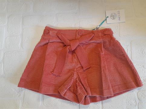 PANTALONCINO VELLUTO ABEL&LULA 5733 MATTONE BABY