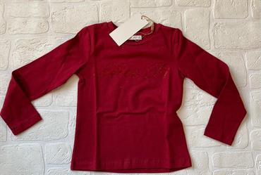 T-SHIRT ML ALICE PI 3600 ROSSO SCURO BABY