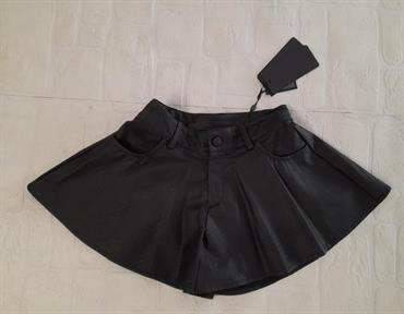 SHORTS ECOPELLE FUN&FUN FNJSO13077 NERO JUNIOR