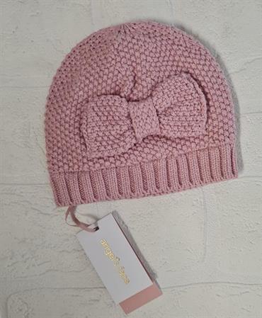 CAPPELLO ANGEL'S FACE MCKAY NEONATA ROSA FIOCCO