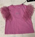 T-SHIRT MC GUESS K3RI10K6YW0-G66S ROSA TULLE MANICHE NEO