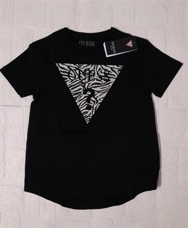 T-SHIRT MC GUESS J3RI32K6YW1-JBLK NERO JUNIOR