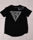 T-SHIRT MC GUESS J3RI32K6YW1-JBLK NERO JUNIOR