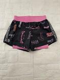 PANTALONCINO GUESS J3RD00WDGX0-P45A NERO SCRITTE JUNIOR