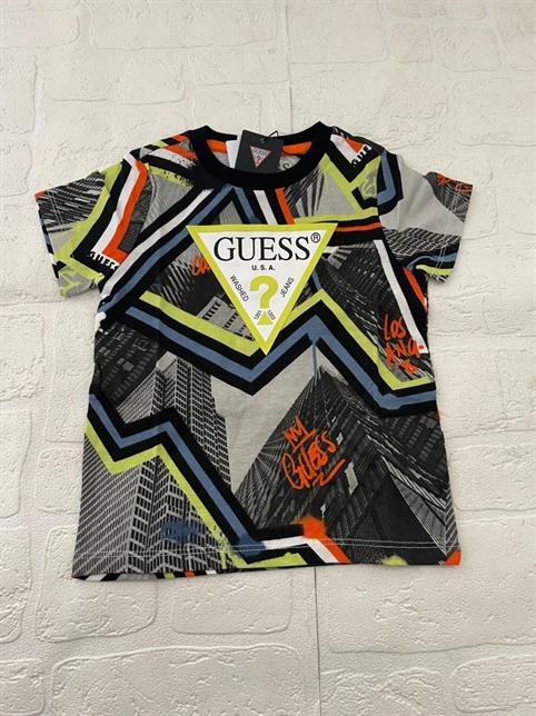 T-SHIRT M/C GUESS N3RI06K8HM3-PV66 FANTASIA NEO