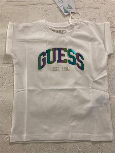 T-SHIRT M/C GUESS J3RI33K6YW1-G011 BIANCO JUNIOR