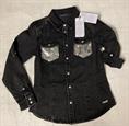 CAMICIA JEANS GUESS J3RH00D4IC0-BDSS NERO PAILETTES JUIOR