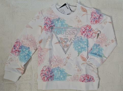 FELPA GUESS K3RQ05KA6V3-PV04 BIANCO FIORI BABY