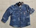 CAMICIA DI JEANS GUESS N3RH02D4UE0-MBGA SCRITTE NEO
