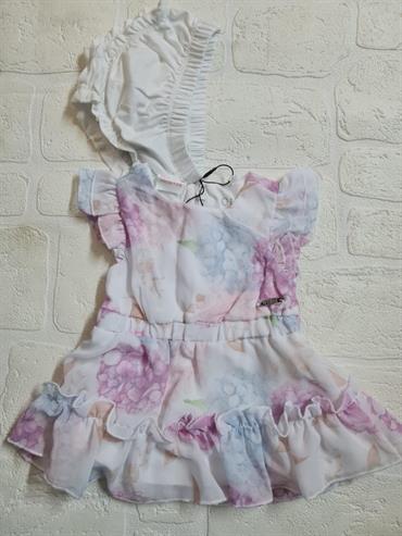 ABITO GUESS A3RK15WA2T0-PV04 ROSA FIORI BABY