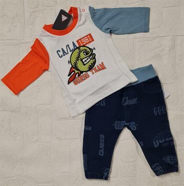COMPLETO GUESS I3RG08K8HM3-F7TR NEONATO M/L TENNIS E JEANS