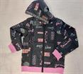 GIUBBINO A VENTO GUESS J3RL16WDGX0-P45A NERO CON SCRITTE JUNIOR