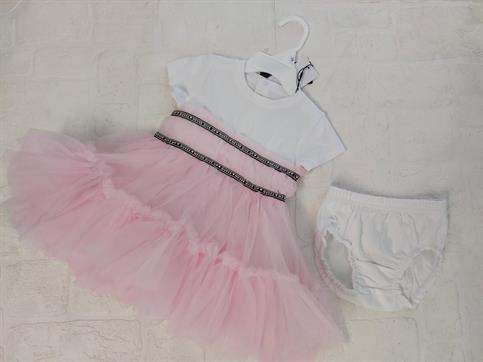 ABITO + CULOTTE GUESS A3RK17K6YW0-A40I BIANCO E ROSA NEO