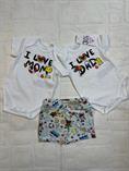 COORDINATO GUESS H3GW02K6YW1-G011 NEONATO 2BODY E SHORT