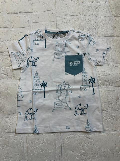 T/SHIRT GUESS N3GI12K6XN3-P1CR BABY BIANCA CAMMELLI