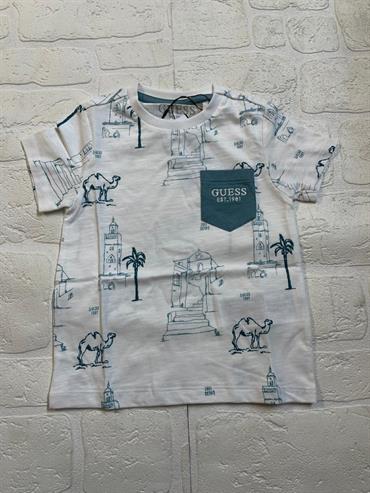 T/SHIRT GUESS N3GI12K6XN3-P1CR BABY BIANCA CAMMELLI
