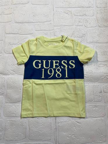 T/SHIRT GUESS N3GIO2K8HMO-G8GI BABY FLUO E BLU