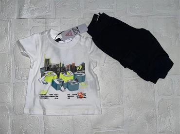 COORDINATO GUESS I3RG18K6YW0-G011 BIANCO/NERO