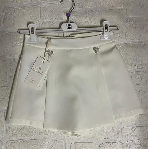 PANTALONCINO FUN&FUN FNCBSO14042 BIANCO BIANCO GESSO JUNIOR