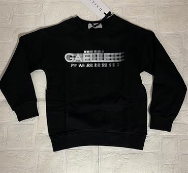 FELPA GAELLE 2735F0251 NERO SCRITTA JUNIOR
