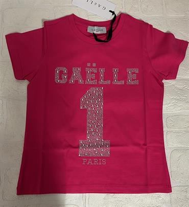 T-SHIRT MC GAELLE 2746M0694 FUCSIA STRASS JUNIOR