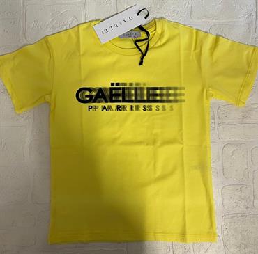 T-SHIRT MC GAELLE 2736M0246 GIALLO LOGO JUNIOR